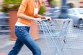 Supermarket Shopper Royalty Free Stock Photo