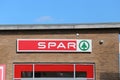 Supermarket SPAR storefront and logo