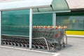 Supermarket Trolley Royalty Free Stock Photo