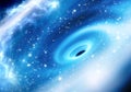 Supermassive black hole at the Milky Way Galactic Center Royalty Free Stock Photo