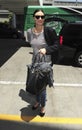 Supermodel Miranda Kerr is seen at LAX