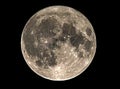 supermoon stacked images super telephoto