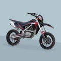 Supermoto KLX Motorcycle Vector Sport Transportation