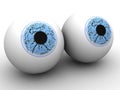 Supernatural eyeballs Royalty Free Stock Photo