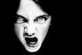 Supernatural Scary Face Royalty Free Stock Photo