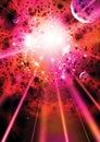 Supernova Background Royalty Free Stock Photo