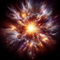 Supernova Burst Explosions of light and energy bursting fort