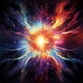 Supernova Euphoria: Witnessing the Birth of New Cosmic Marvels Royalty Free Stock Photo