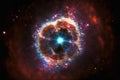 Supernova explosion in deep space Royalty Free Stock Photo