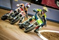 SUPERPRESTIGIO DIRT TRACK 2015 - MARC MARQUEZ AND MARCOS RAMIREZ Royalty Free Stock Photo