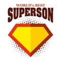 Superson logo superhero World& x27;s best