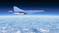 Supersonic flight, the plane to travel faster than ever. Airplane