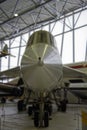 Powerful jet plane nose duxford