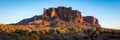 Superstition Mountains in Arizona Royalty Free Stock Photo