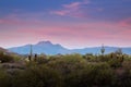 Superstition Mountains in Arizona