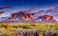 Superstition Mountains Arizona Royalty Free Stock Photo