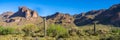 Superstition Mountains in Central Arizona, America, USA. Royalty Free Stock Photo