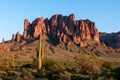 The Superstition Mountains near Phoenix, Arizona Royalty Free Stock Photo