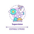 Supervision concept icon