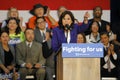 Supervisor Hilda Solis introduces Former Secretary Hillary Clinton Campaigns for President at East Los Angeles College Cinco de Ma