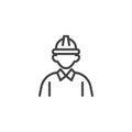 Supervisor line icon