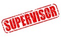 Supervisor red stamp text Royalty Free Stock Photo