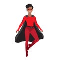 Superwoman cartoon character Royalty Free Stock Photo