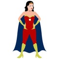 Superwoman cartoon character