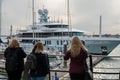 Superyacht Avanti on her maiden voyage