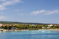 Supetar town on BRAC ISLAND Royalty Free Stock Photo