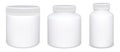 Supplement bottle white mockup. Vitamin pill jar