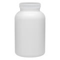 Supplement bottle. White pill jar mockup isolated Royalty Free Stock Photo