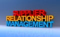 supplier relationship management on blue