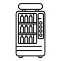 Supply drink cooling icon outline vector. Cooler bottle Royalty Free Stock Photo