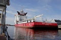 supply ship for floating drilling rigs Kaliningrad 2021 July 22