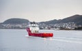 Supply Vessel, Skandi Gamma, in Alesund, Norway