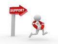 Support Royalty Free Stock Photo