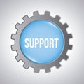 Support design Royalty Free Stock Photo