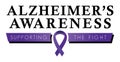 Alzheimer`s Awareness Ribbon | Alzheimer`s Disease & Dementia Symbol for Social Media Campaigns and Fundraisers