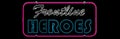 Support frontline heroes frontline workers neon sign banner