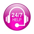 Support help 24 hrs icon