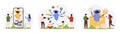 Support and help from chat bot to customers set, answer to question, FAQ for tiny people