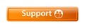 Support icon web button Royalty Free Stock Photo