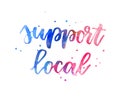 Support local lettering