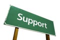 Support - Road Sign. Royalty Free Stock Photo