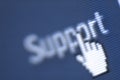 Support screen shot Royalty Free Stock Photo