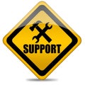 Support sign Royalty Free Stock Photo