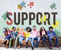 Support Social Help Charity Care Concept Royalty Free Stock Photo