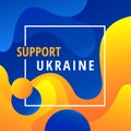 Support Ukraine - banner for Charity or Volunteers