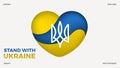 Support Ukraine icon - Ukraine peace, donate for Ukraine army, Stand with